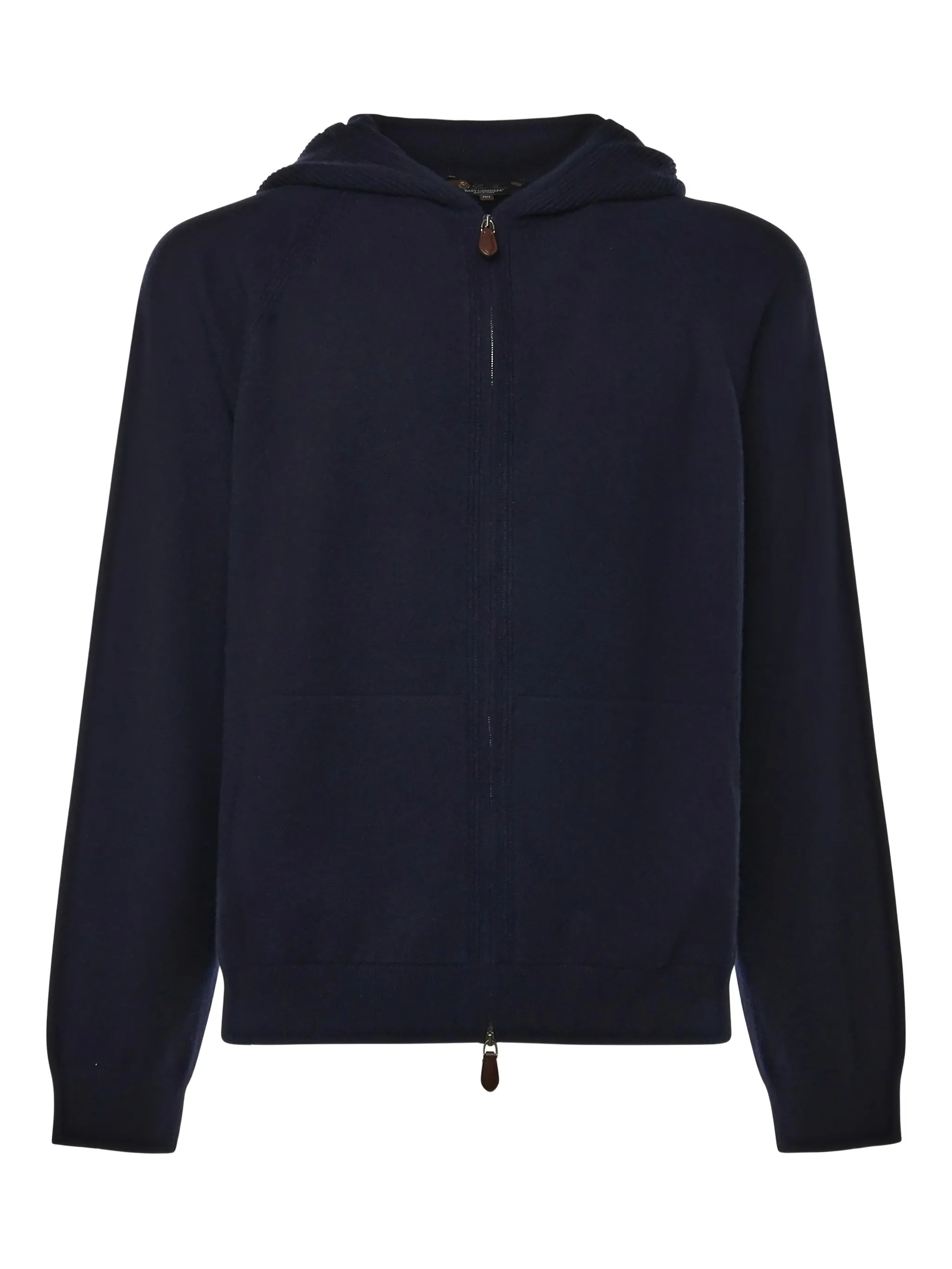 

Куртка на молнии с капюшоном Loro Piana, синий