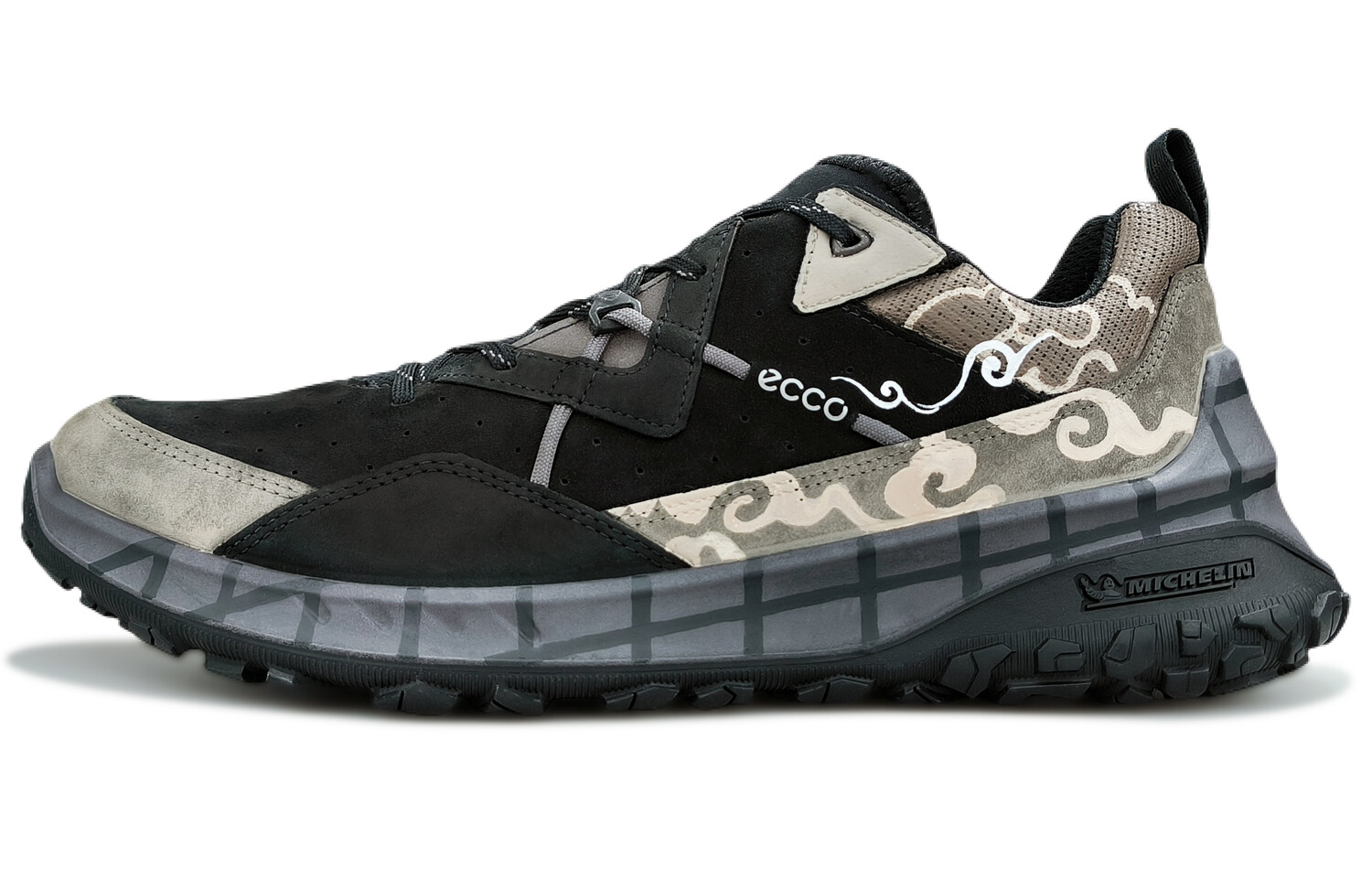 

Кроссовки ecco Lifestyle Shoes Men Low-top Black/Brown/Grey/White, коричневый
