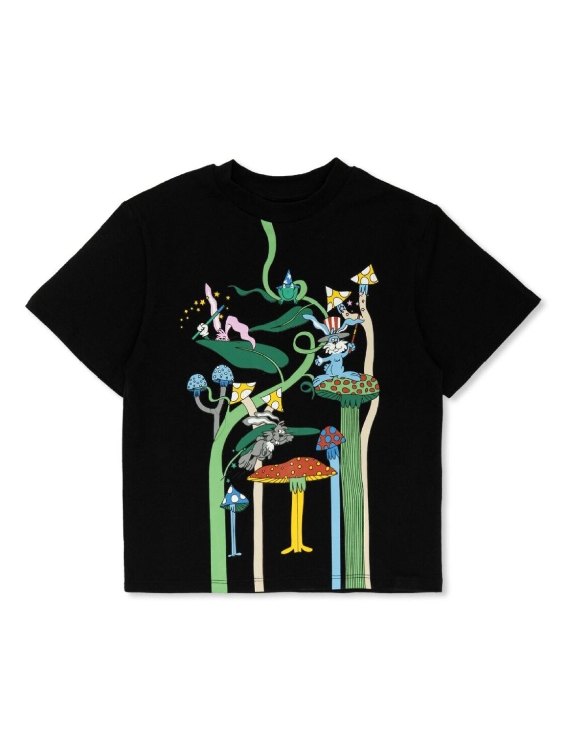 

Футболка с графическим принтом Stella McCartney Kids, черный