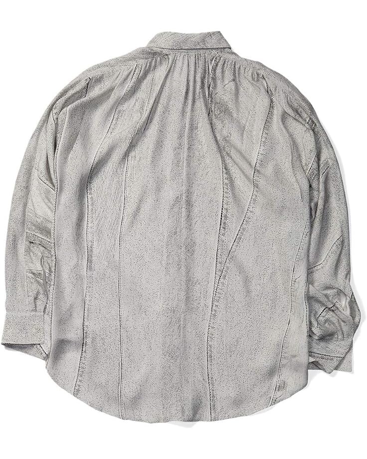 

Рубашка COLOVOS Seamed Denim Print Shirt, белый
