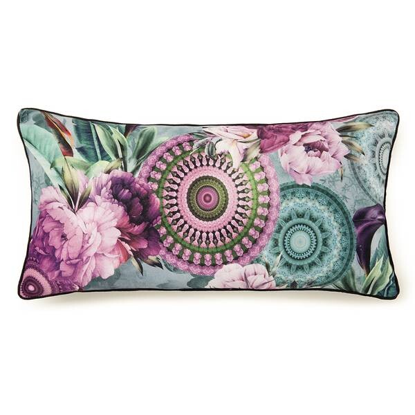 

Декоративная подушка HIP Bandhura, 30x60x10 см цвет grau/violett/grün