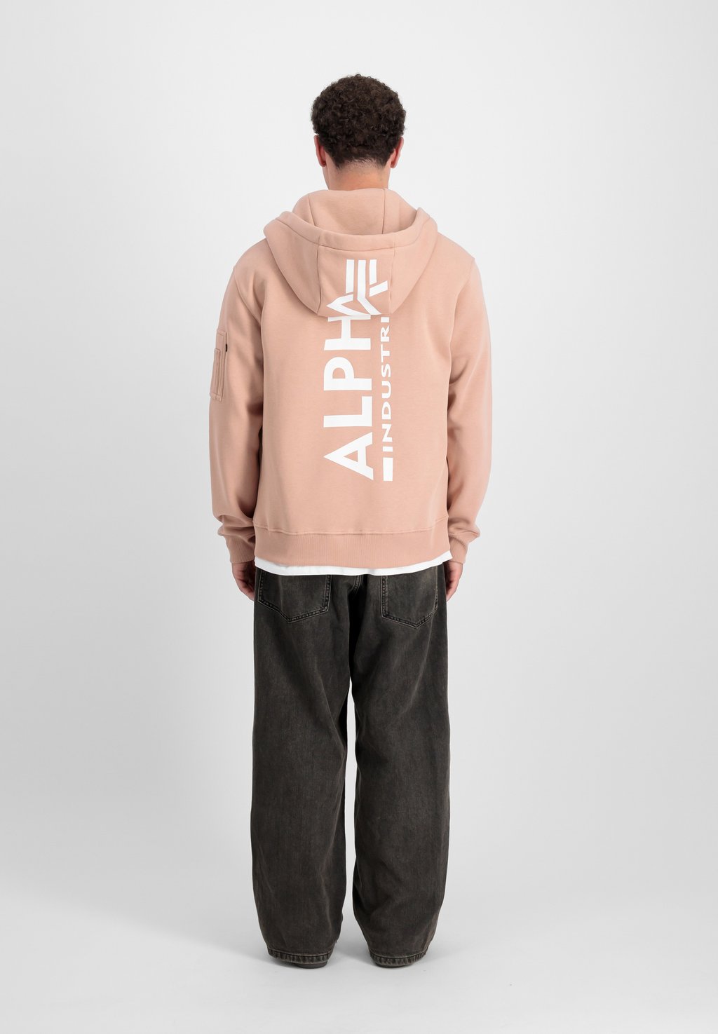 

Толстовка на молнии BACK HOODY Alpha Industries, оранжевый
