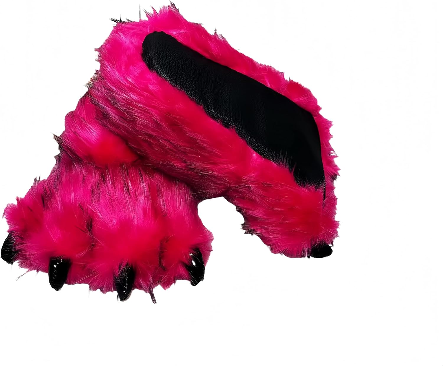 

Домашние тапочки JUTONGCHANG с лапками животных для мужчин и женщин, забавные и теплые, красный