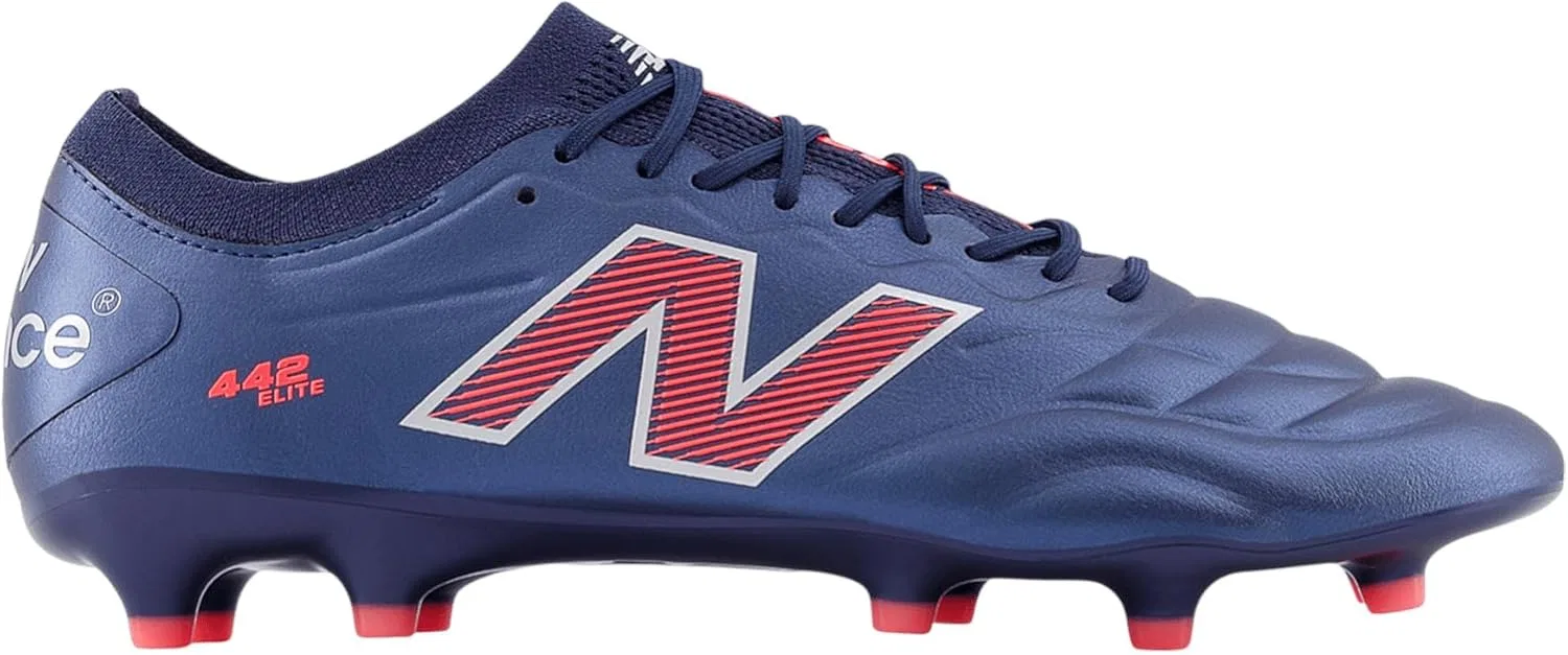 Кроссовки New Balance 442 Elite v2 FG Cause and Effect для мужчин, Nb Navy With Silver And Energy Red