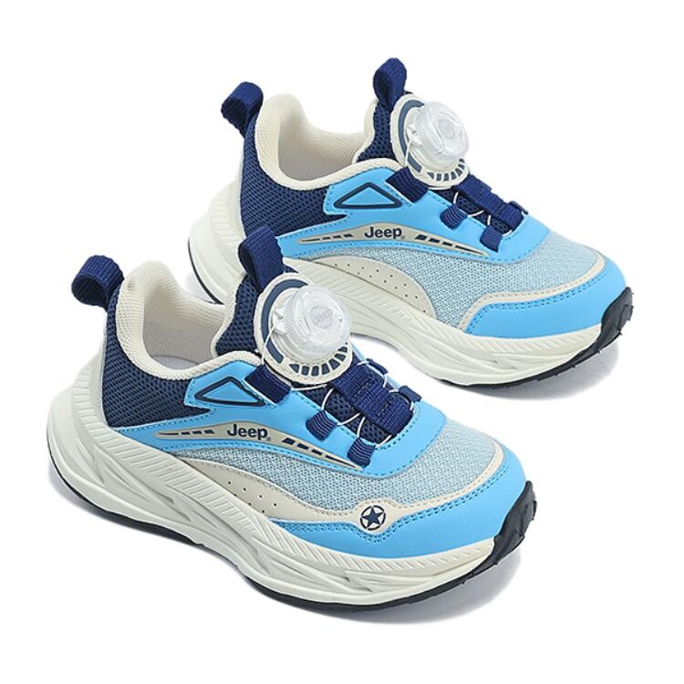 Кроссовки Jeep Kids Lifestyle Shoes Kids Low-top White/blue, слоновая кость — фото 4