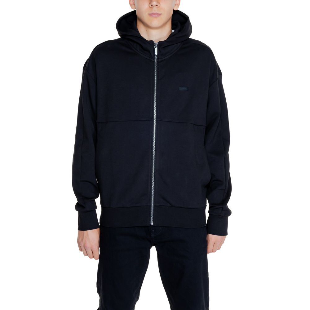 

Черный хлопковый свитер Calvin Klein