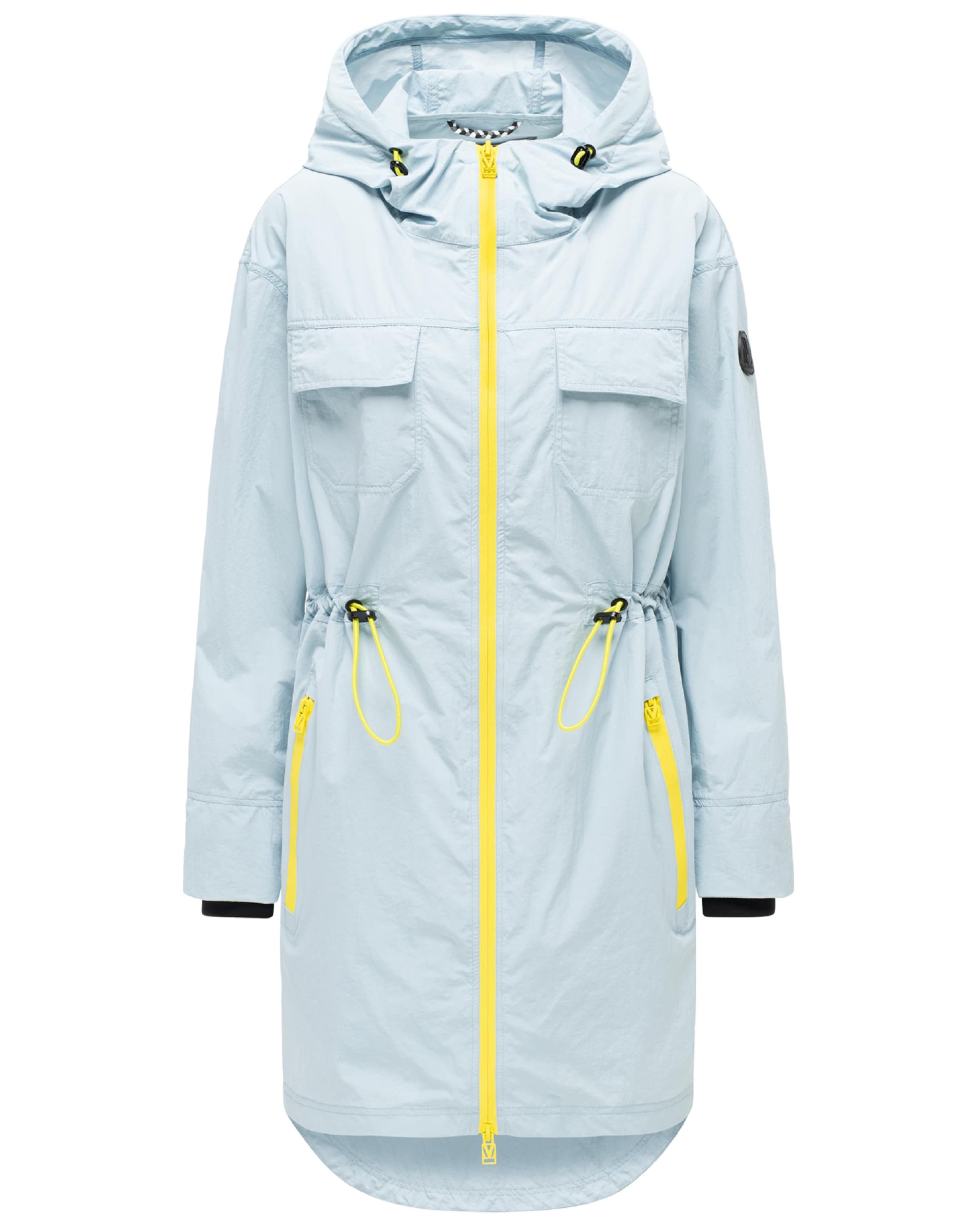 

MARIKOO Парка для межсезонья 'Trüffelbonbon 16' в пастельно-голубом цвете