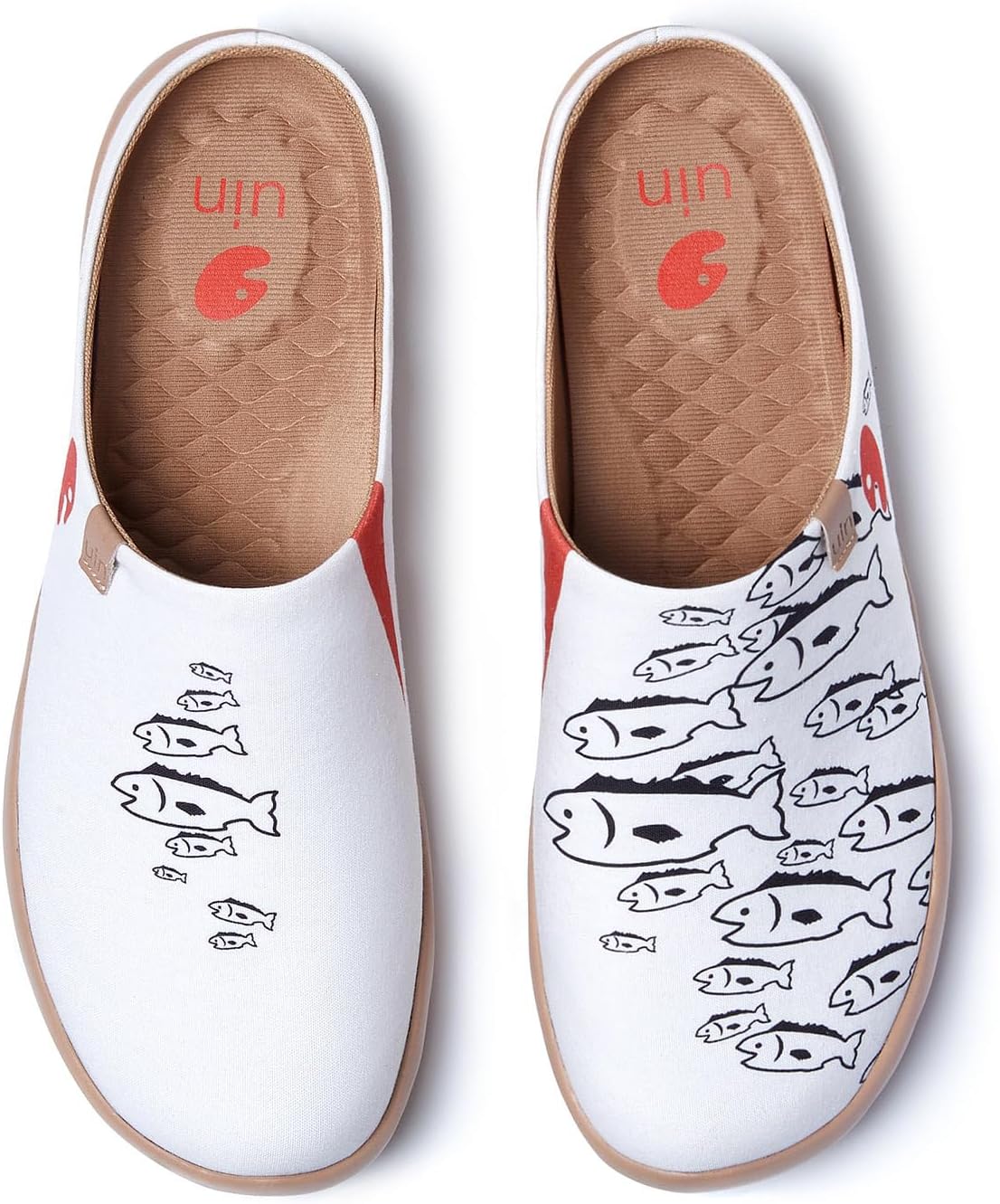 

Мужские мюли UIN, слипоны-лоферы, легкие мюли для ходьбы, повседневные кломпы, удобная домашняя обувь, слипоны с художественной росписью, туристические туфли Malaga Marine World, Follow the Lead