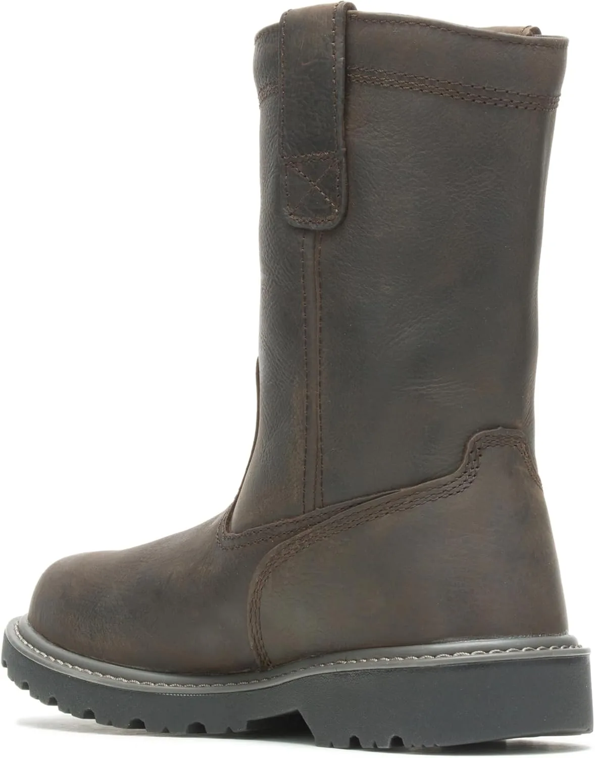 Мужские резиновые сапоги WOLVERINE Floorhand Welly WP темно-коричневого цвета — фото 3