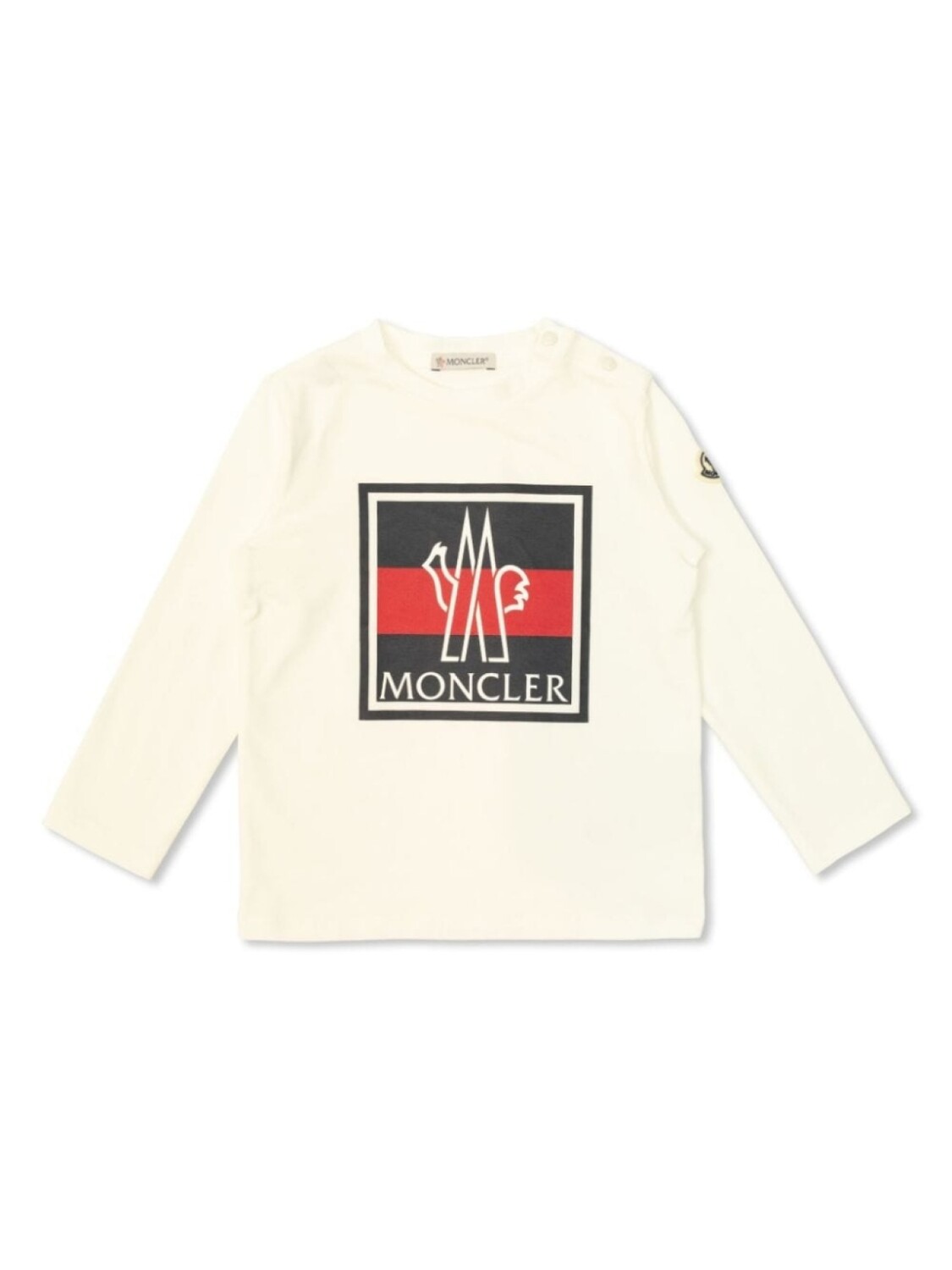 

Moncler Enfant толстовка с логотипом, белый
