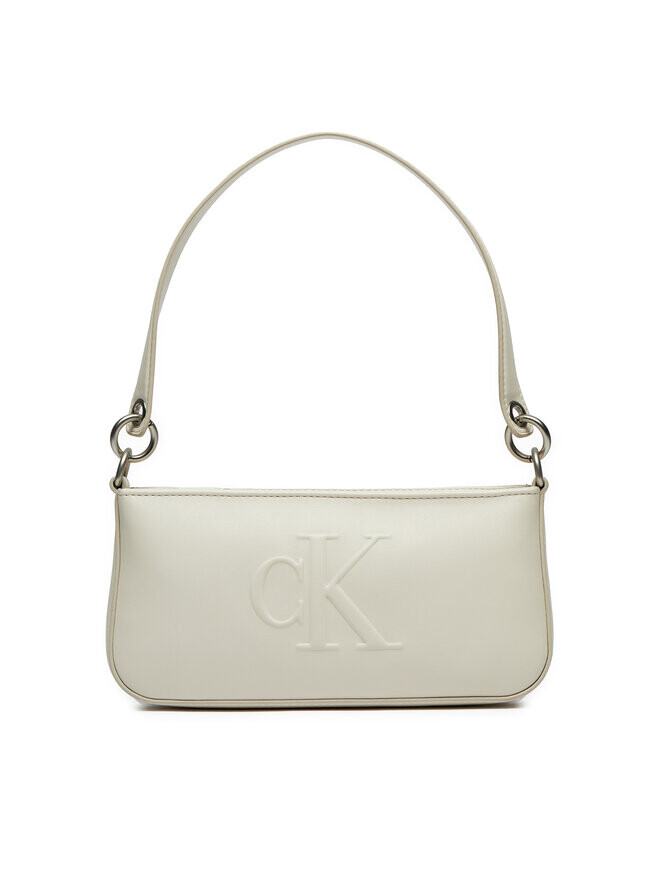 

Классическая сумка Sculpted Shoulder Calvin Klein, экрю, Белый, Классическая сумка Sculpted Shoulder Calvin Klein, экрю