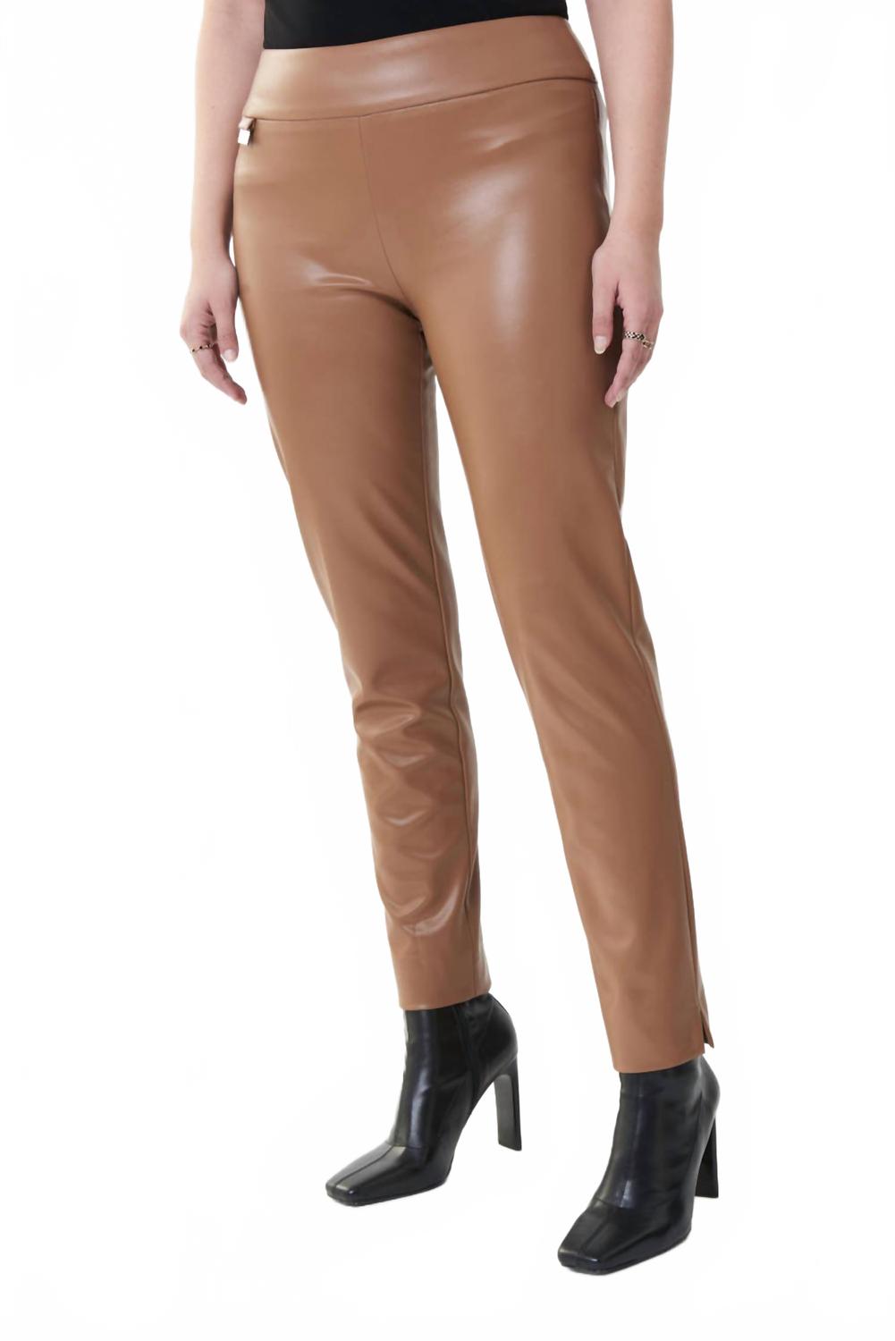 

Узкие кожаные брюки Nutmeg Joseph Ribkoff, Nutmeg