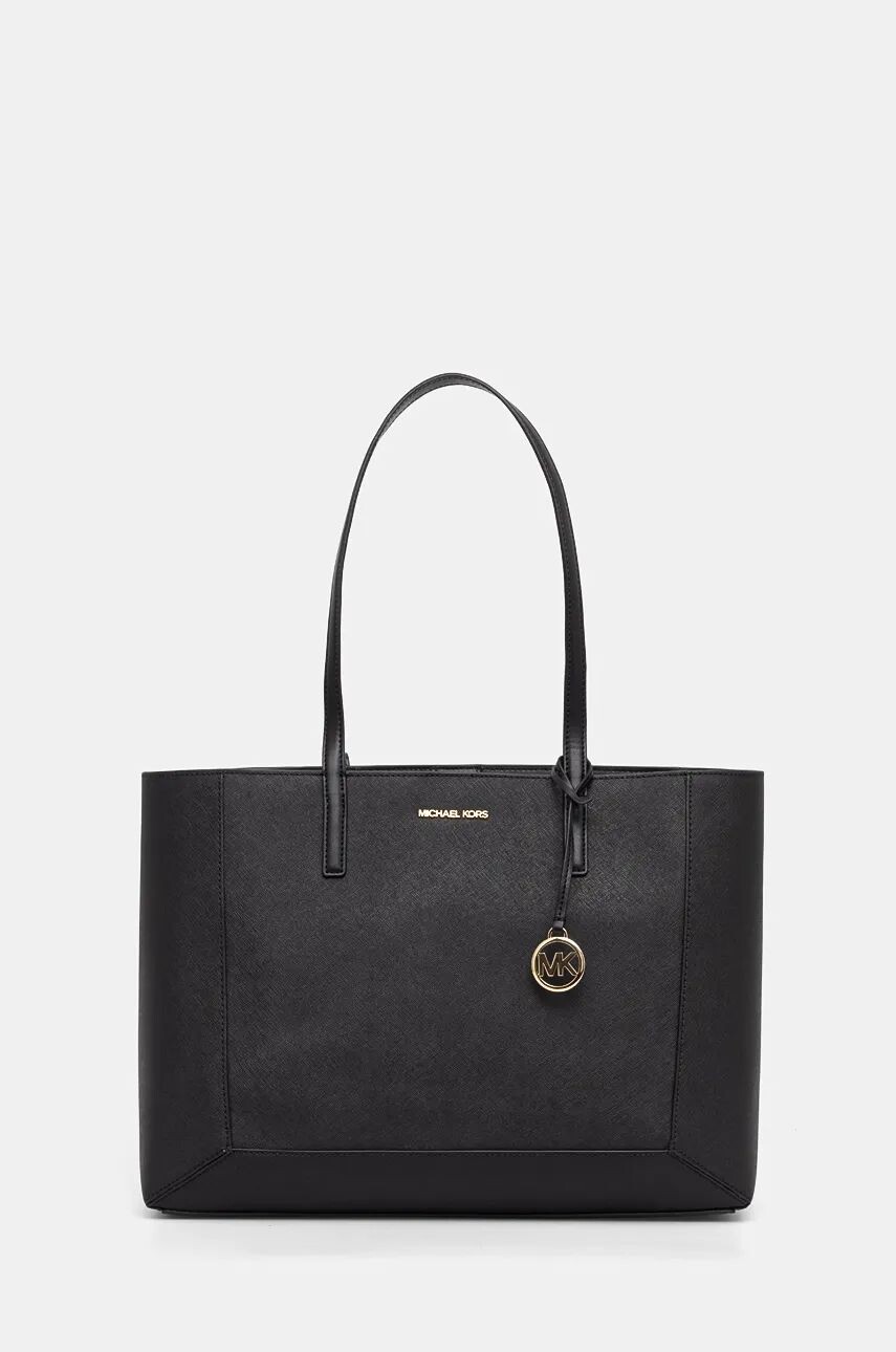 

Кожаная сумка MICHAEL Michael Kors, черный
