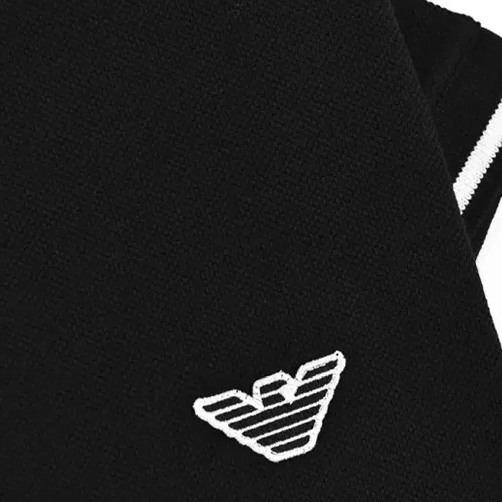 Поло мужское SS26 EMPORIO ARMANI, Black — фото 4