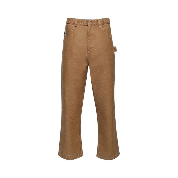 

Брюки Bode Embroidered Knolly Brook Trouser, Brown