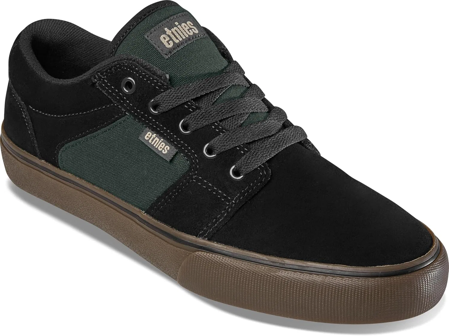 Кроссовки для скейтбординга Etnies Barge LS, черный/коричневый/зеленый — фото 4