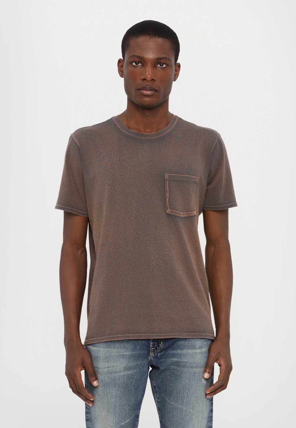 

Базовая футболка POCKET TEE rag & bone, черный