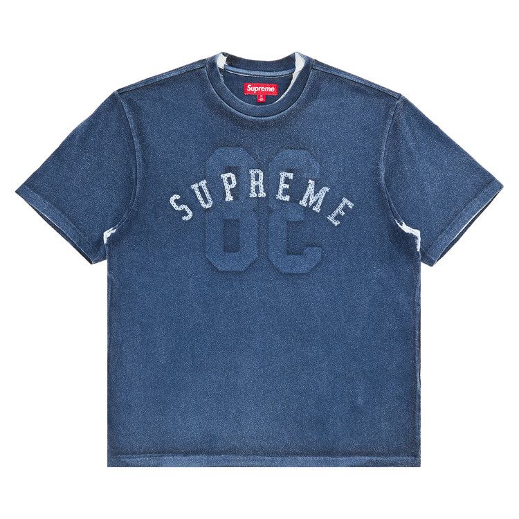 

Топ Supreme Overprint Short-Sleeve Top, Navy