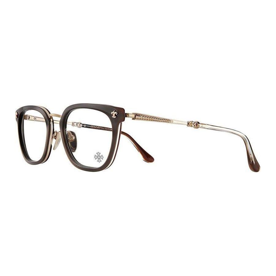 

Оправа для очков неправильной формы унисекс, цвет кофе Chrome Hearts