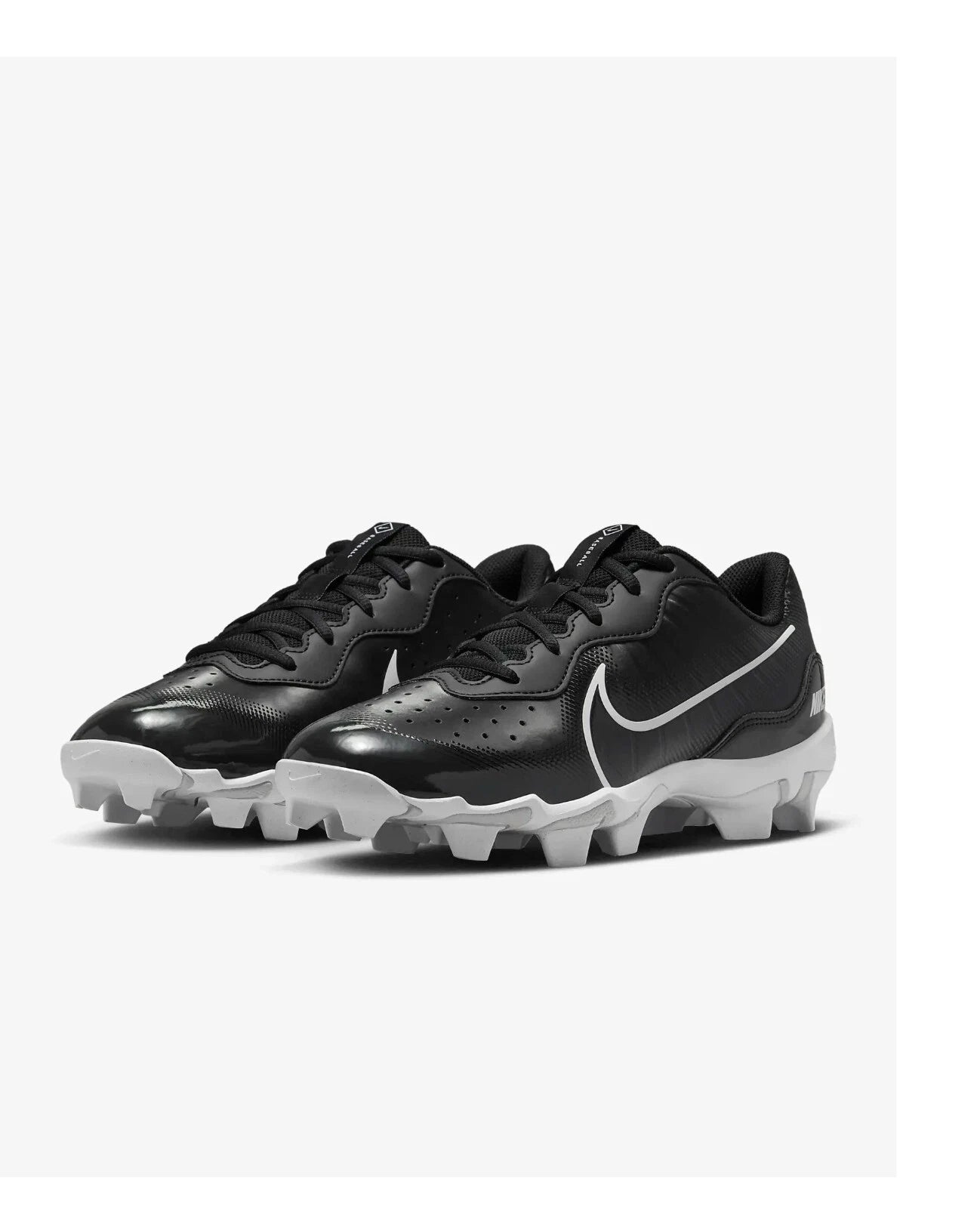 

Мужские бейсбольные бутсы Nike Alpha Huarache 4 Keystone DJ6524-001, черно-белые, NIN814
