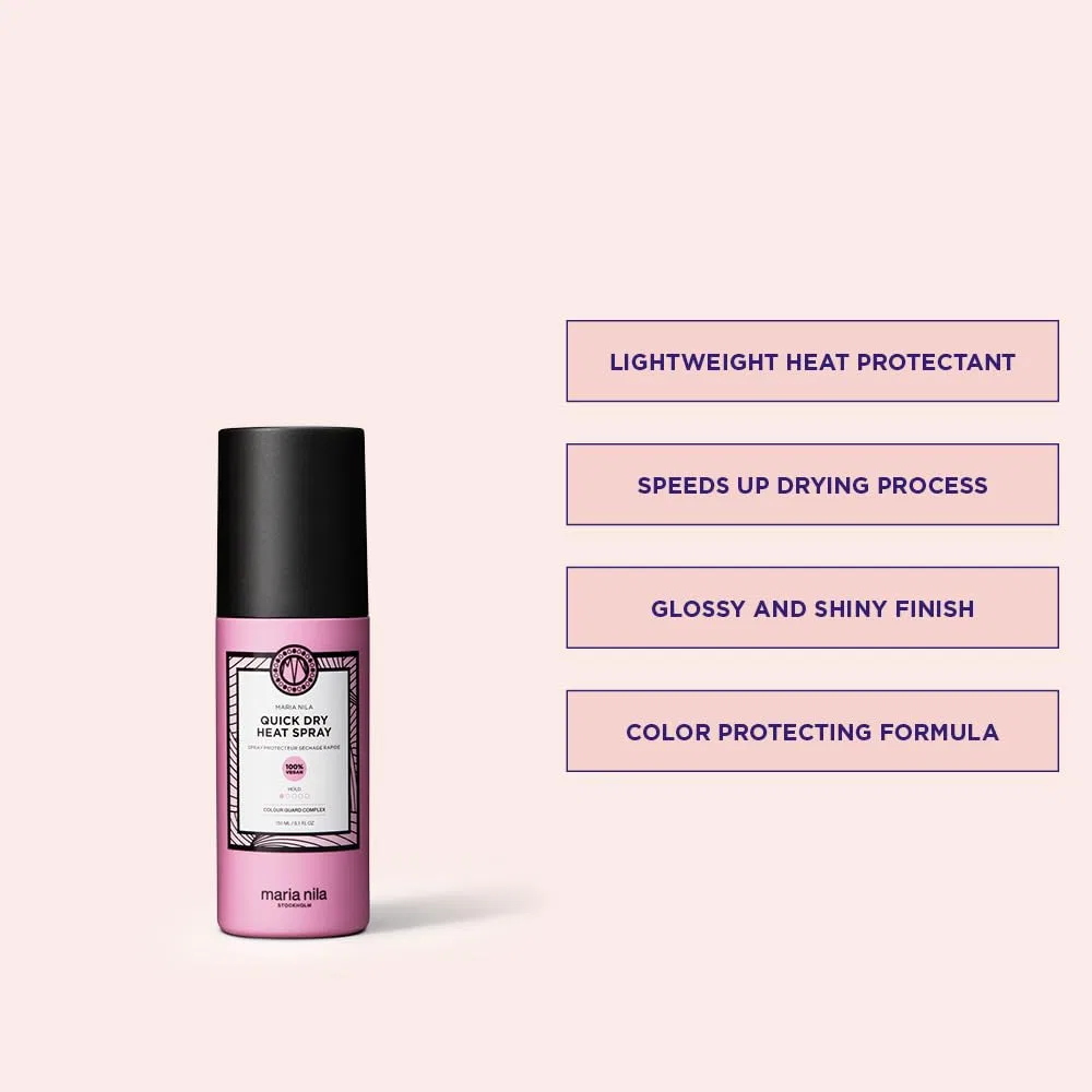 Термозащитный спрей для быстрого высыхания «Cream Heat Spray» от Maria Nila, 150 мл Maria Nila — фото 2