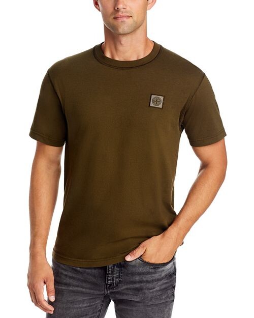 

Футболка с квадратным логотипом Stone Island, цвет Green