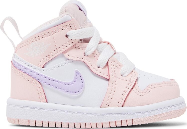 

Кроссовки Air Jordan 1 Mid TD 'Pink Wash', розовый