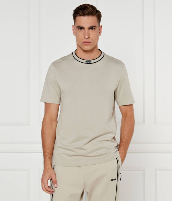 

Футболка Boss Green Regular Fit, бежевый / черный