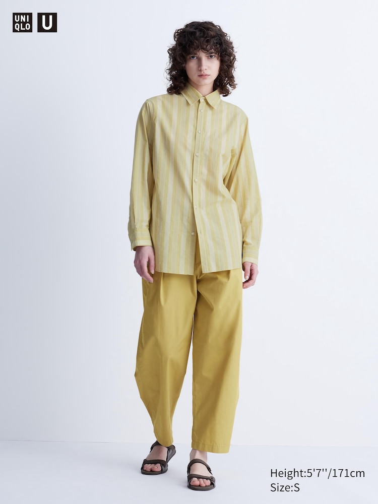 

Укороченные брюки Uniqlo, цвет 45 желтый