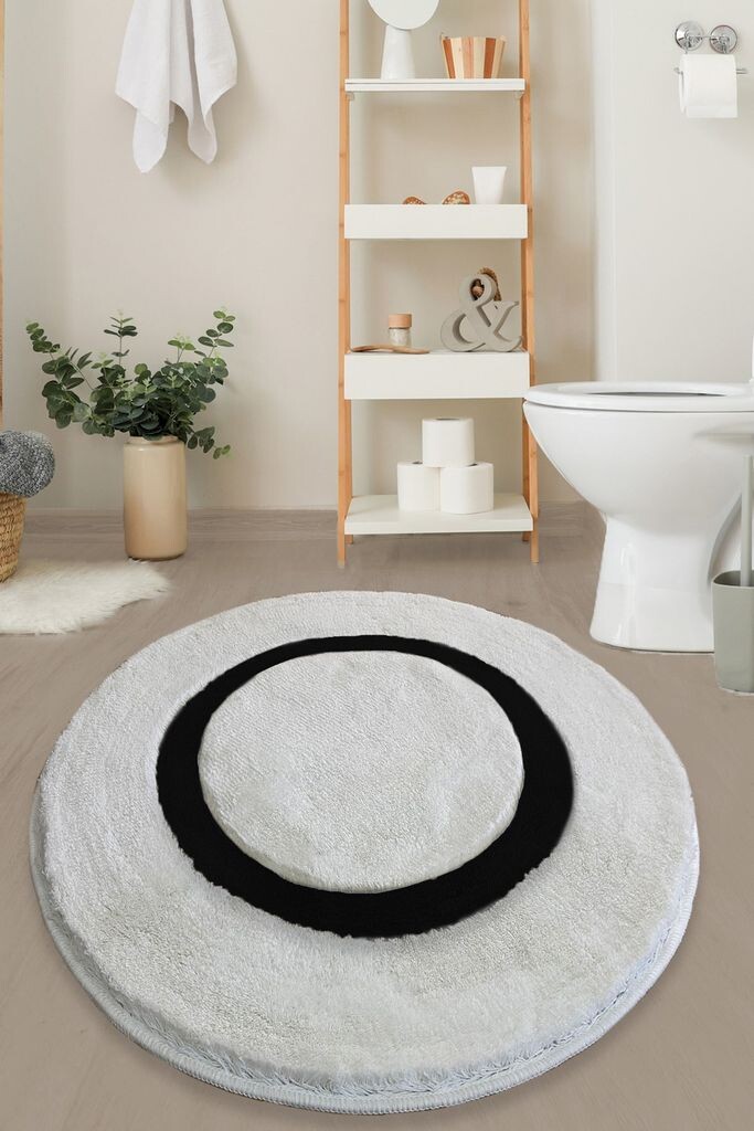 

Mijolnir, Quadrato - Black, акриловый коврик для ванной, черный, 100% АКРИЛ, 90 x 90 см