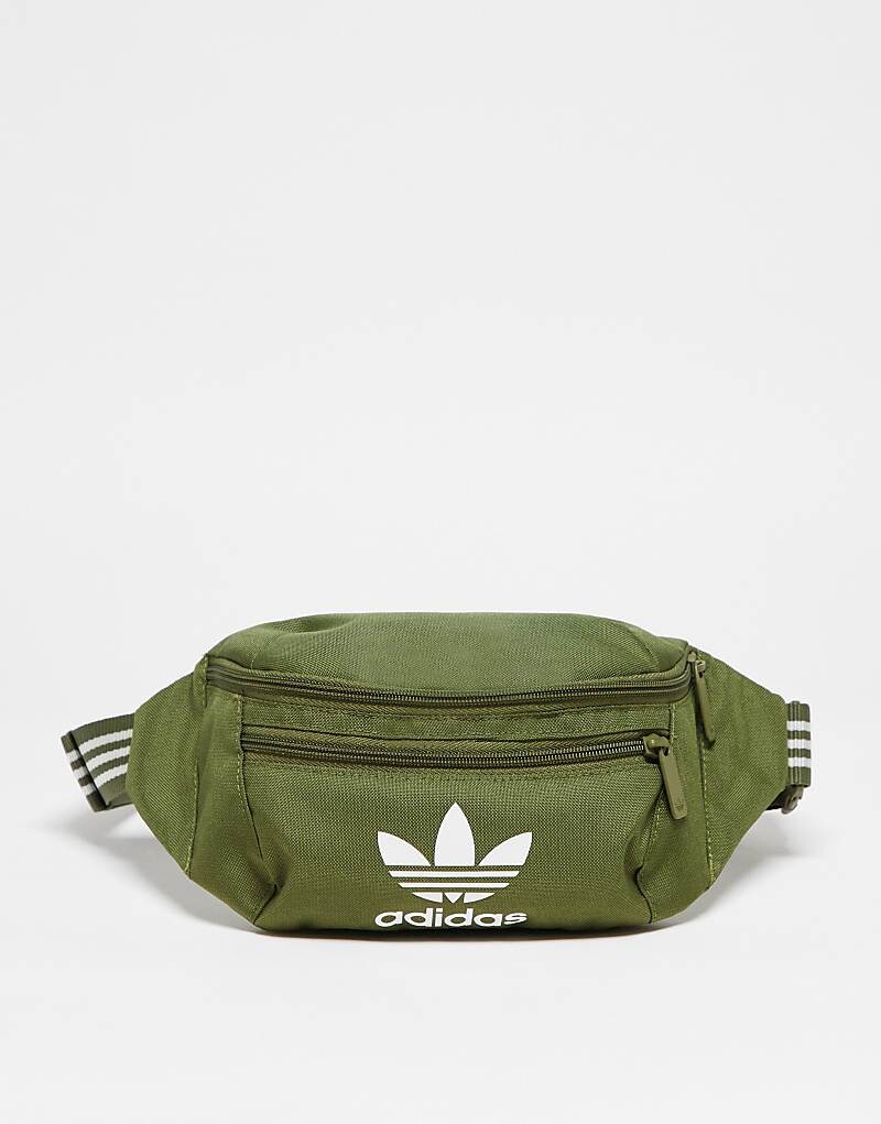 

adidas Originals – adicolor – Поясная сумка оливкового цвета