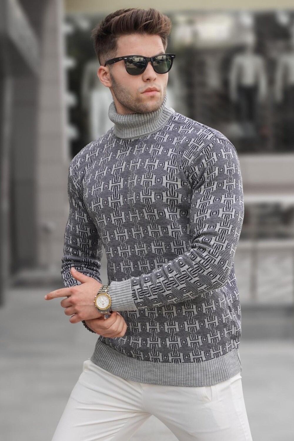 

Свитер Madmext, серый
