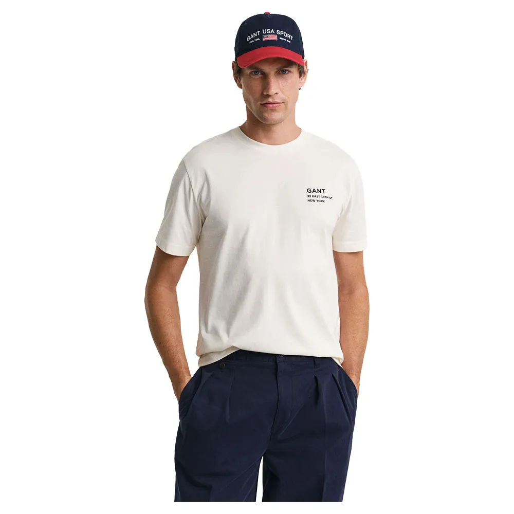 

Футболка с коротким рукавом Gant Small Graphic 2003300, бежевый