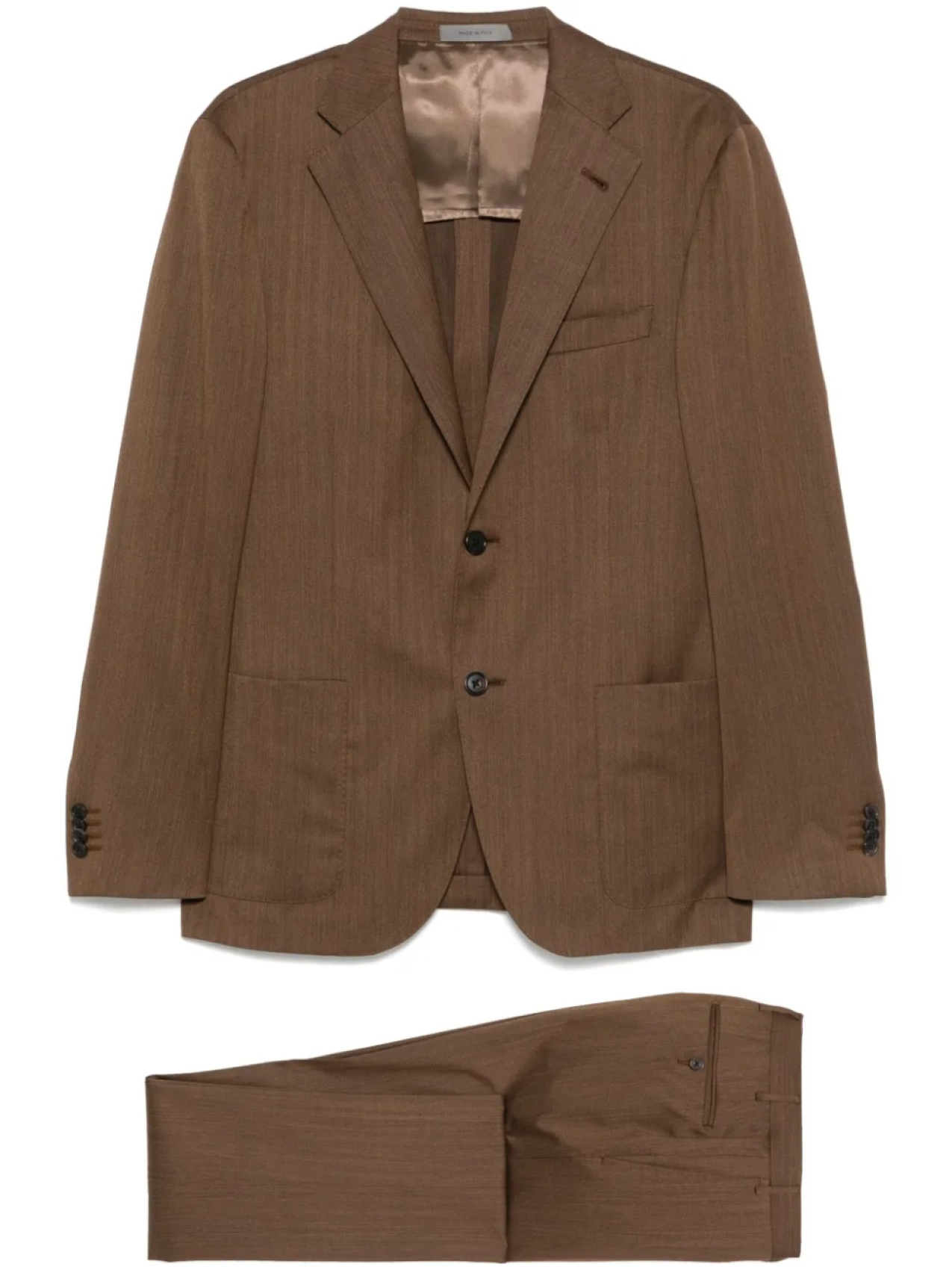 

Костюм из натуральной шерсти Corneliani, коричневый