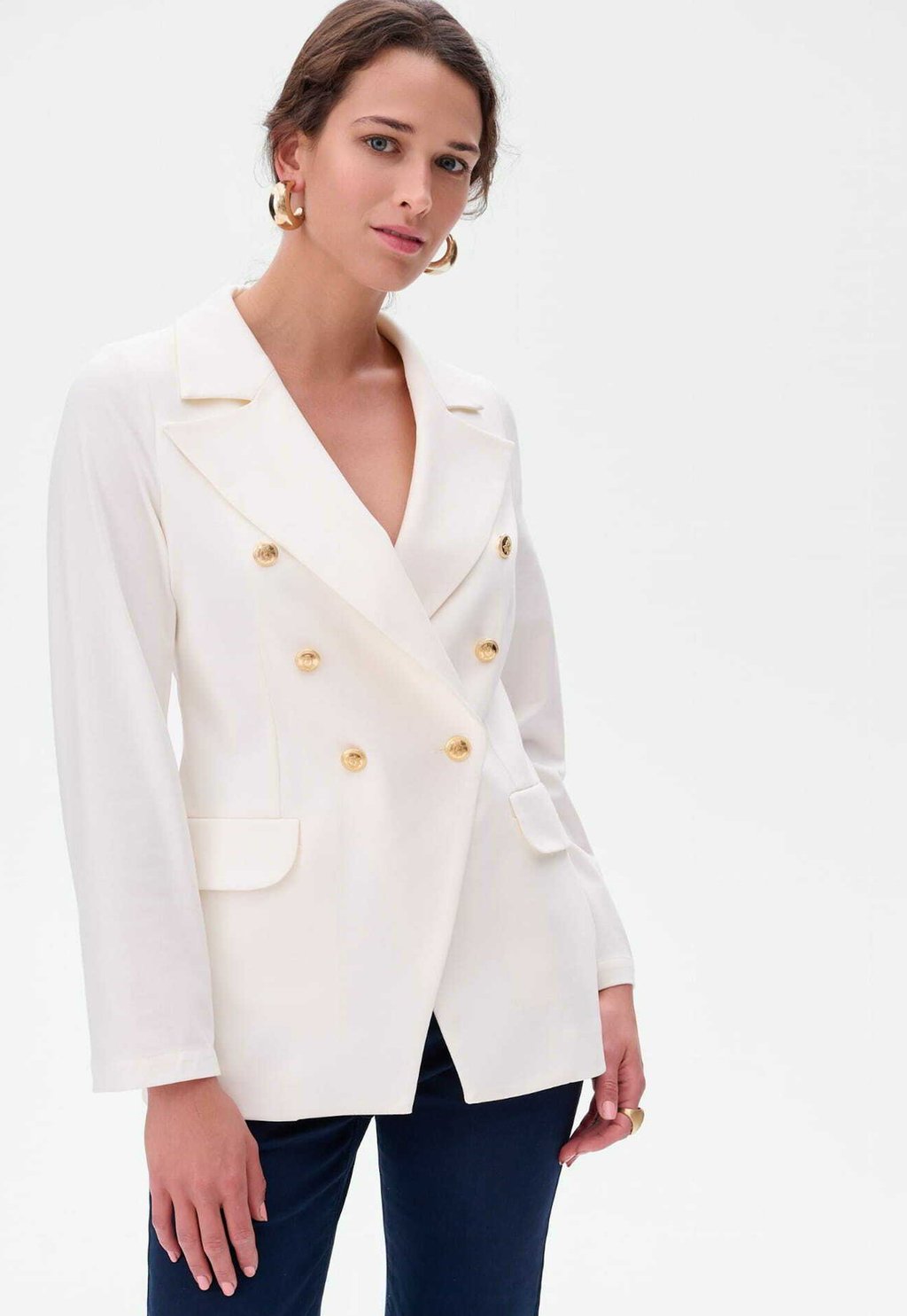 

Короткое пальто blue shadow, белый