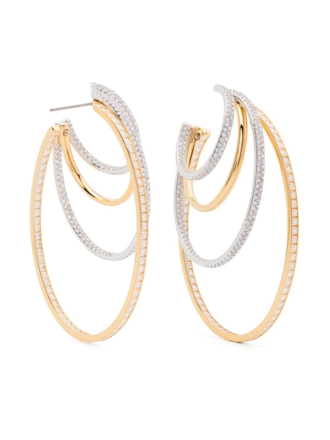 

Серьги Hyperbola Swarovski, золотой