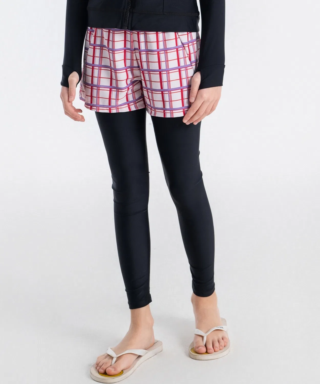 Детские плавки с лосинами UV-защита TeddyShop клетка
