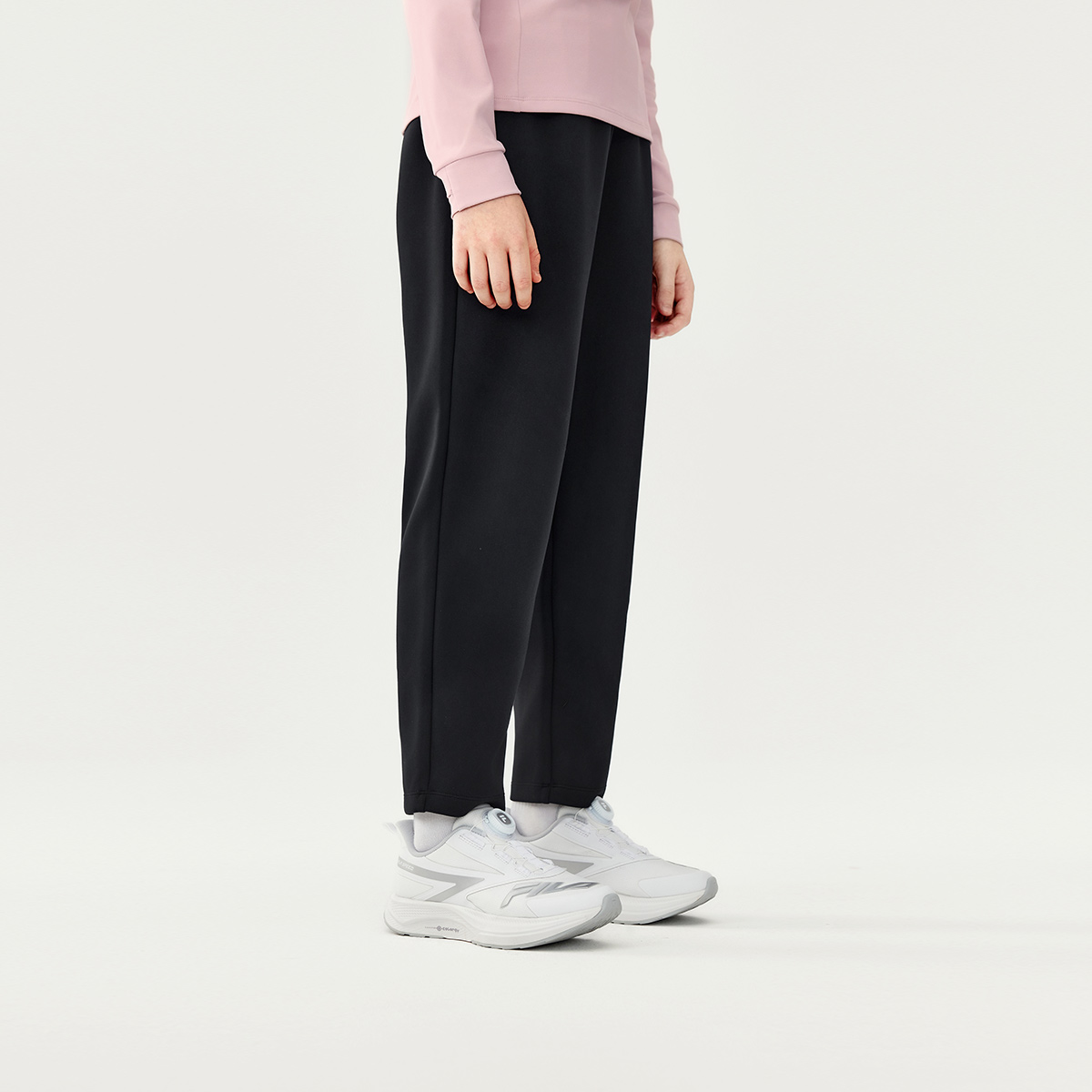 Детские вязаные спортивные штаны FILA KIDS, черный — фото 3