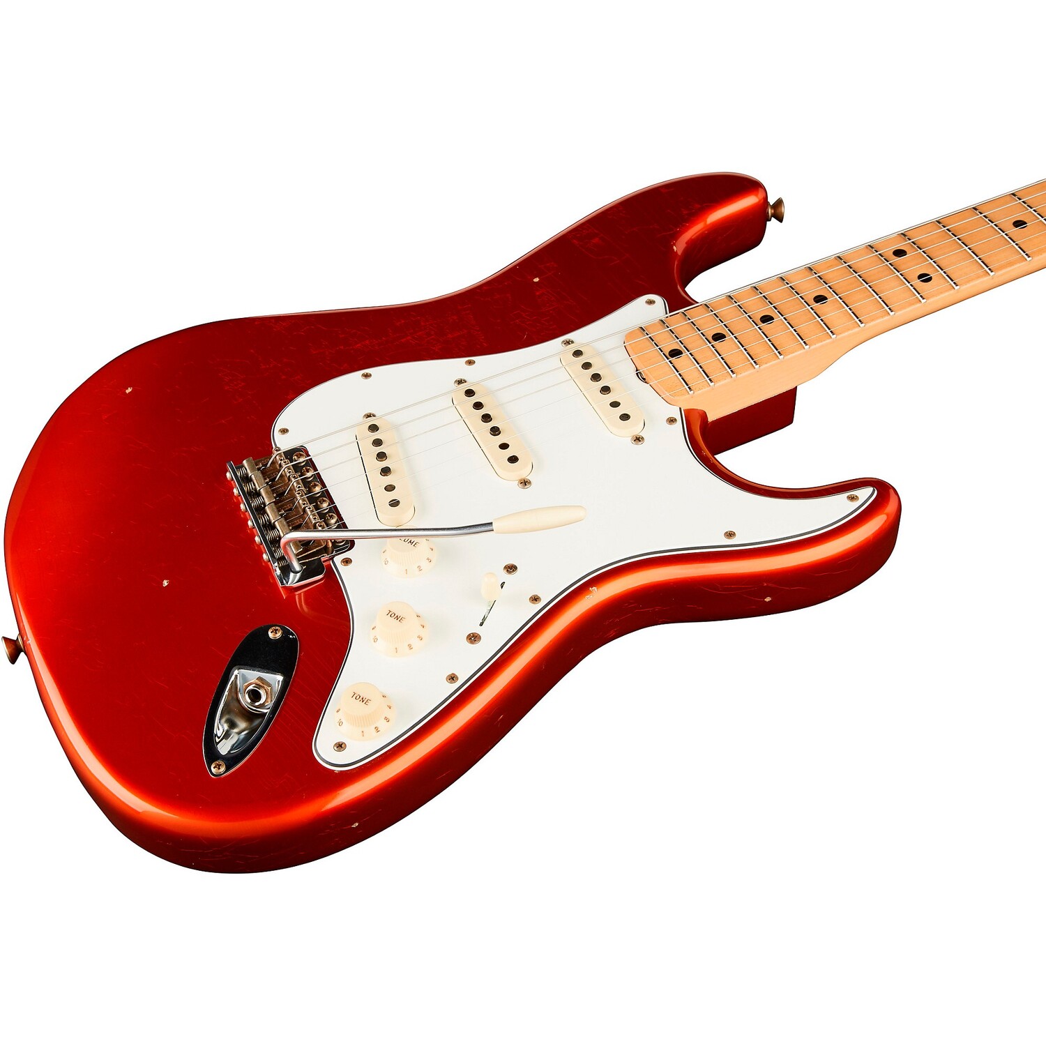 

Ограниченная серия Fender Custom Shop '69 Stratocaster Journeyman Relic, электрогитара Aged Candy Tangerine