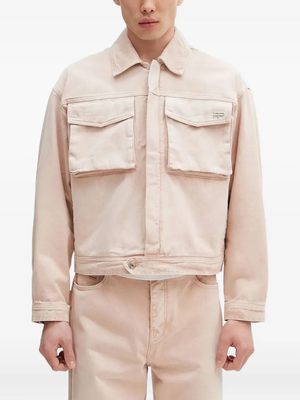 

Куртка-рубашка Rose Dawn с карманами Filling Pieces, розовый