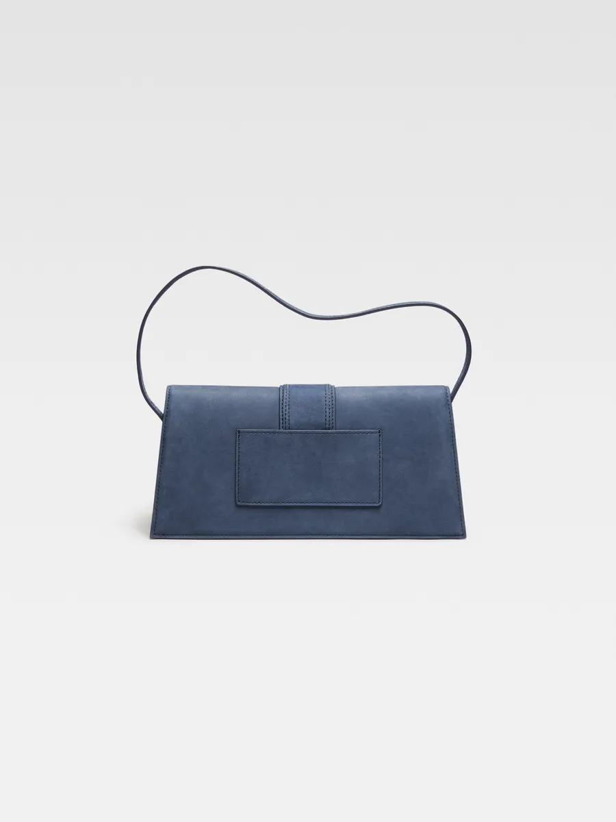 

Длинная сумка с клапаном Ле Бамбино Jacquemus, темно-синий