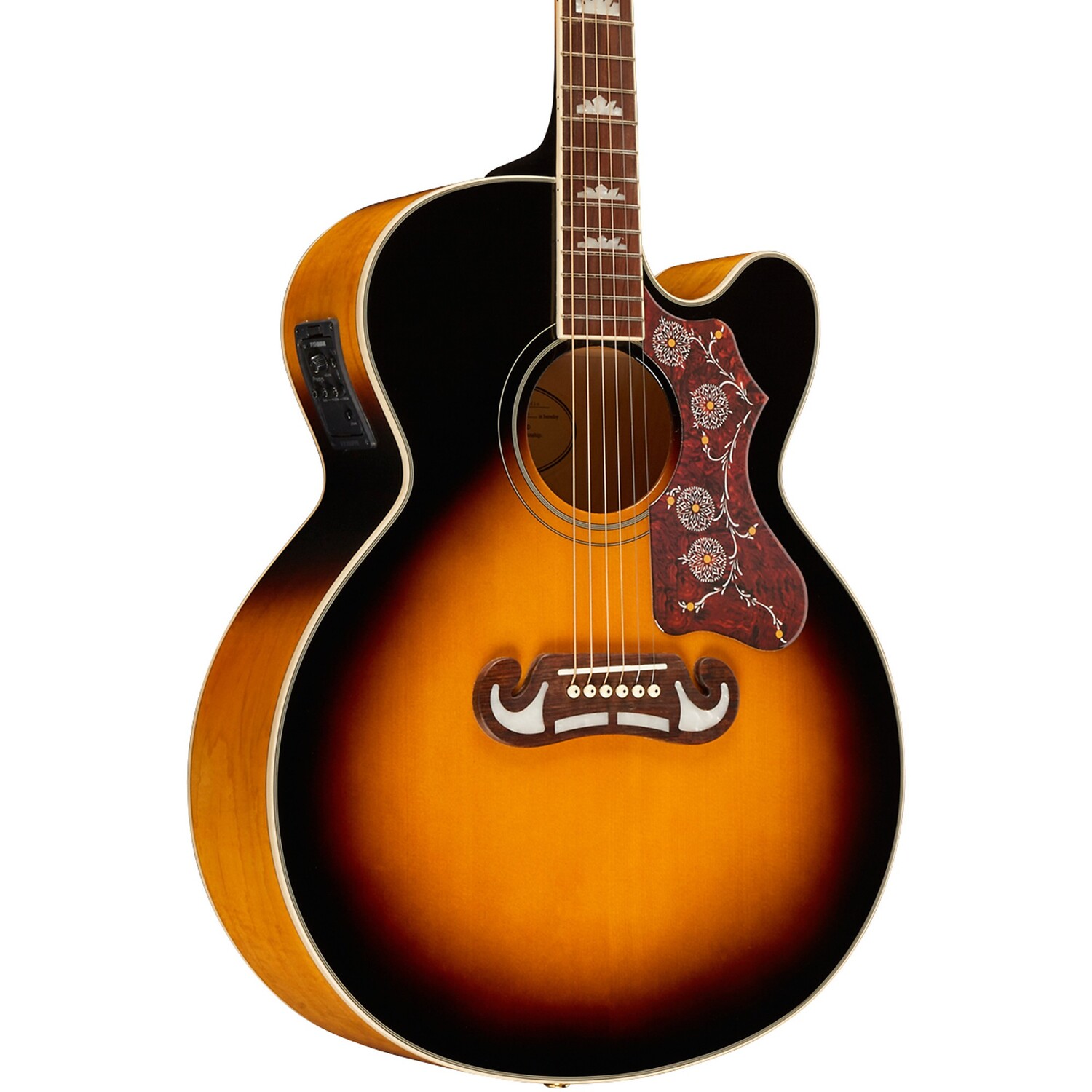 

Epiphone J-200 EC Studio Акустически-электрическая гитара Vintage Sunburst