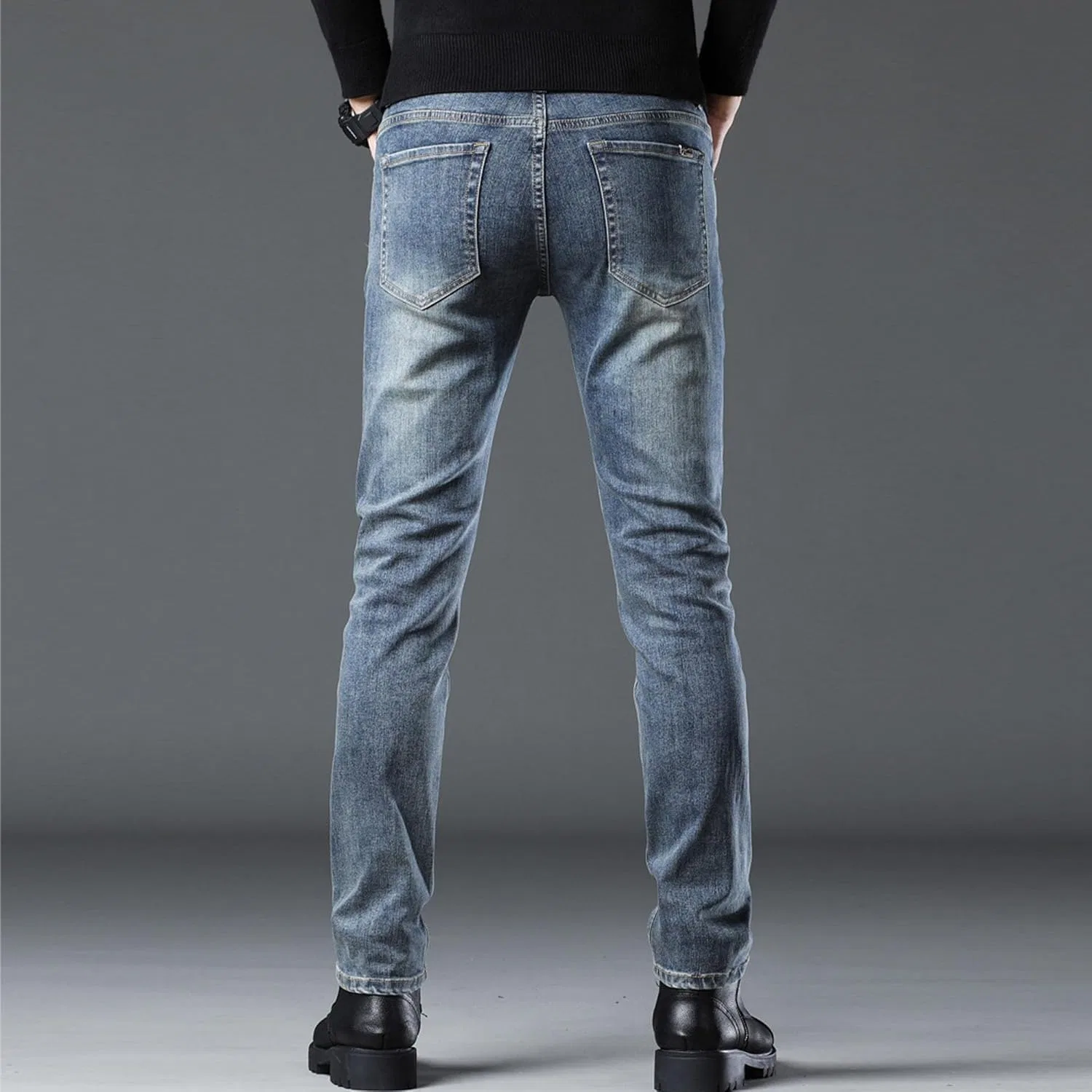 Джинсы Slim Fit, синие — фото 2