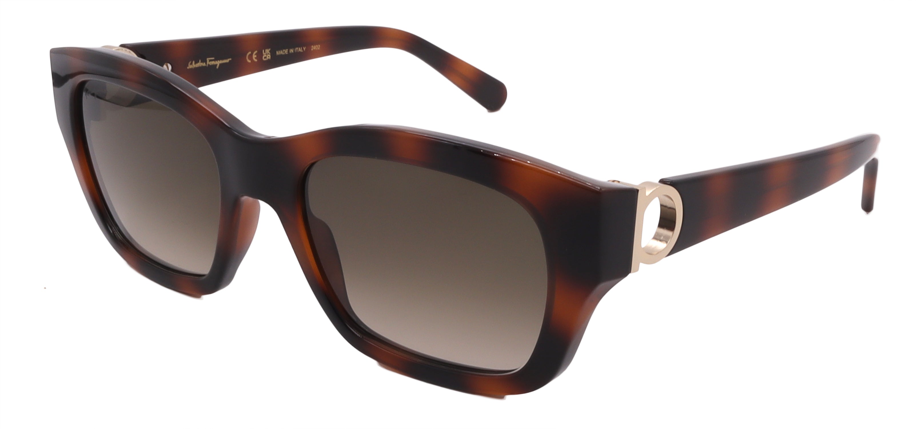 

Солнцезащитные очки Salvatore Ferragamo SF1012S-214-53-19-140 без поляризации, коричневый