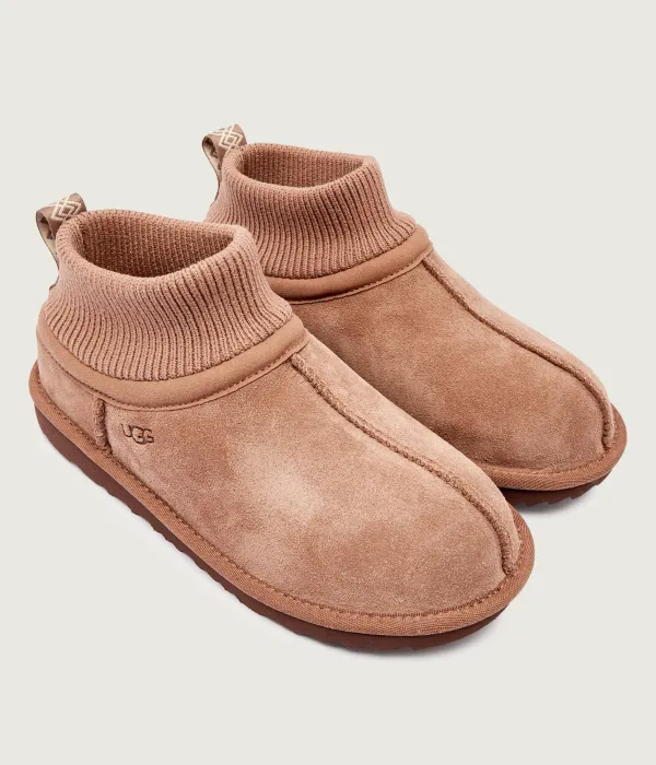 Классические зимние ботинки с ультраэластичным манжетом Ugg, бежевый — фото 3