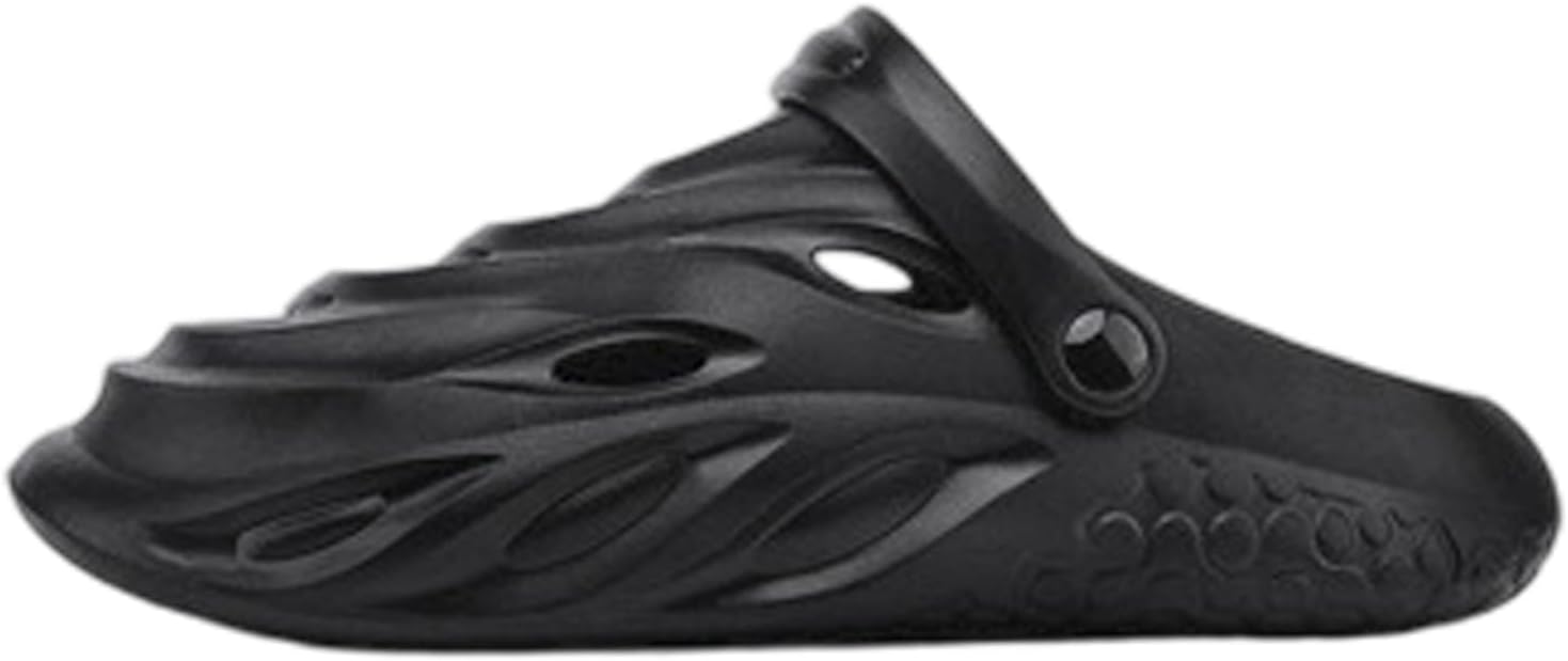 

Мужские тапочки Extra Wide с дышащей мягкой подошвой, для дома и улицы, с удобной поддержкой свода стопы, противоскользящие, для пляжа Generic, черный