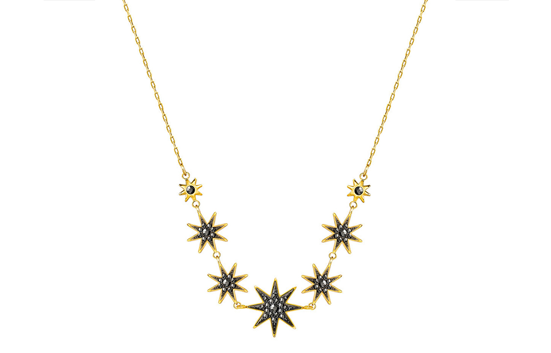 

Swarovski Ожерелья Firework для женщин, черный/желтый