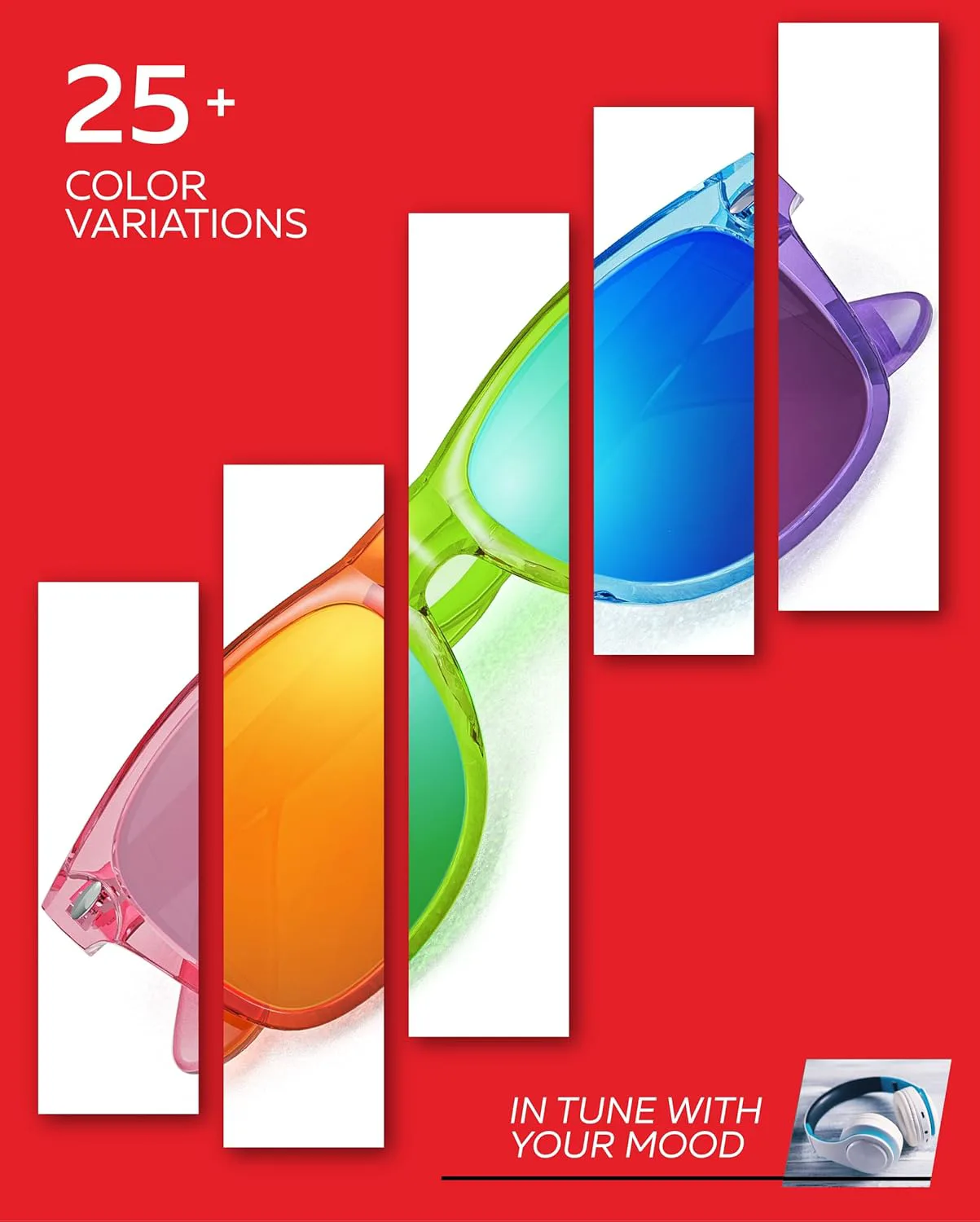 

Ретро-солнцезащитные очки в полупрозрачной оправе в неоновом стиле 80-х для мужчин и женщин Retro Rewind, Translucent Pumpkin Orange | Midnight Green Mirror Lens