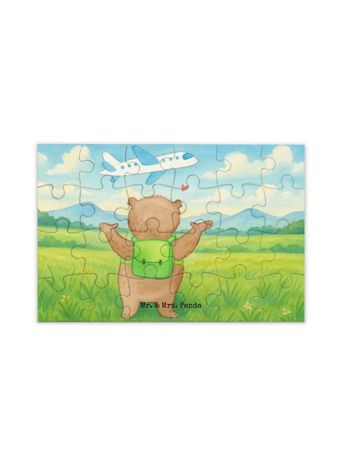 

Mr. & Mrs. Panda Дизайн самолета в виде медведя-головоломки, без надписей белым цветом