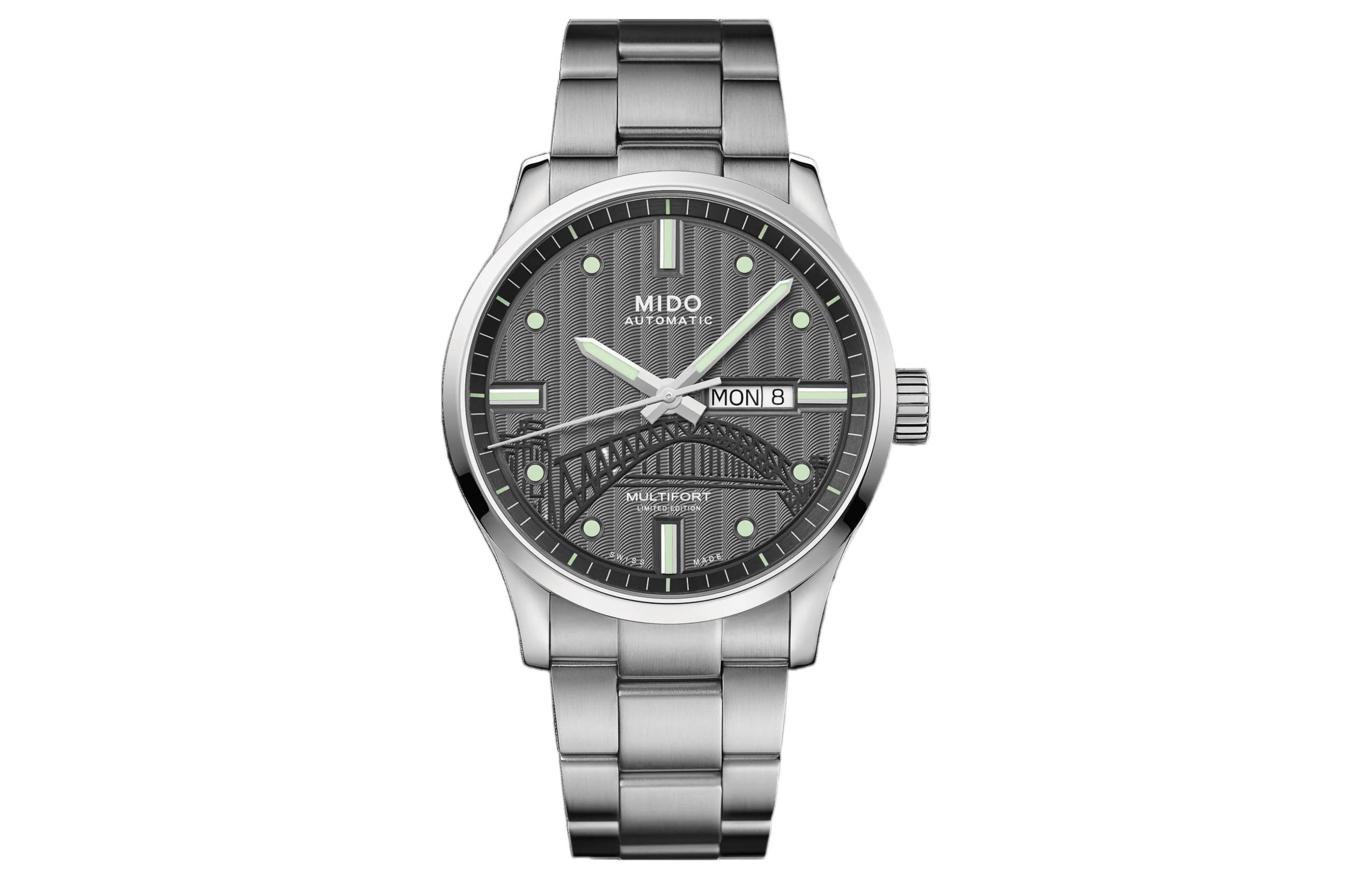 

MIDO Часы Men's Helm Watch, Smoke Coal Gray